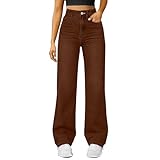 Jean taille haute pour femme : combinez-les facilement avec différents hauts pour créer un look soigné. Pour les activités de loisirs, ils se marient bien avec un t-shirt ou un pull confortable. Avec un collier ou une écharpe accrocheur, mettez en valeur votre style immédiatement. Jean large pour femme, jeans baggy, pantalon baggy, jeans pour femme, jeans baggy, jeans baggy, jeans pour femme, jeans à jambes larges, jeans taille haute