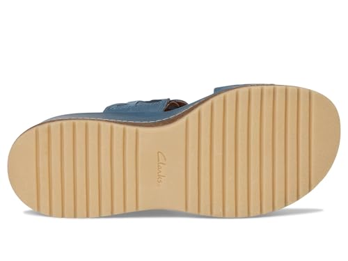 Sandales Kassanda Clarks en cuir bleu taille 36 : le confort compensé - 3