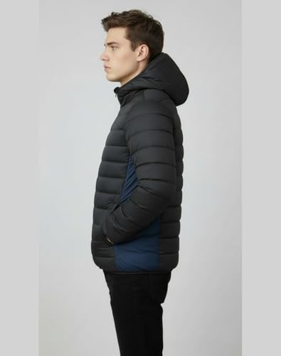 Image of FYLTR Mens Puffer Jacket|Contast Panel | Standard Length| Winter Jacket for Men | Jackets for Men Stylish | Jackets for Man | Perfect for Travel
