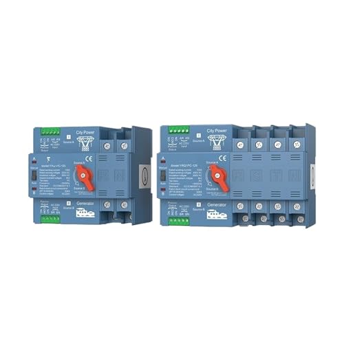 ATS interruptor de transferencia automática 2P 125A 220V cambio doble potencia generador