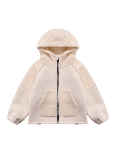 TiaoBug Kids Boys Hoodie Fleece Jacket Warm Long Sleeve Zipper Up Hooded Sweatshirt Winter School Outerwear3