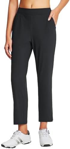 baleaf Women's Twill Ankle Travel Pants