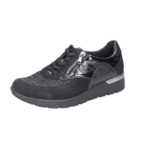 Lugina Ramona Noir Cuir Lisse 40 EU : oubliez les douleurs aux pieds