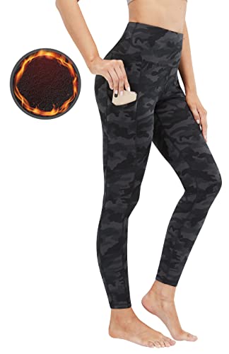 Lingswallow High Waist Yoga Pants - Yoga Pants with Pockets Tummy Control, 4 Ways Stretch Workout Running Yoga Leggings