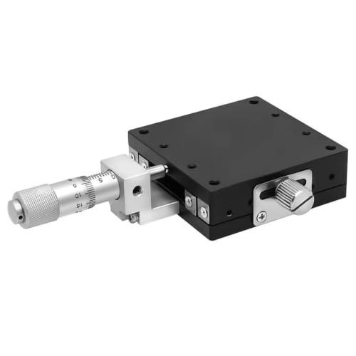 Mesa deslizante manual LGX40-L para eje X con rodamiento de etapas lineales mecánicas de aluminio