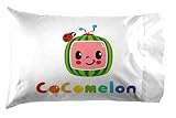 Cocomelon Pillowcase 2 Piece Set Soft Microfiber Standard Size Pillow Covers for Kids Bedroom & Nursery