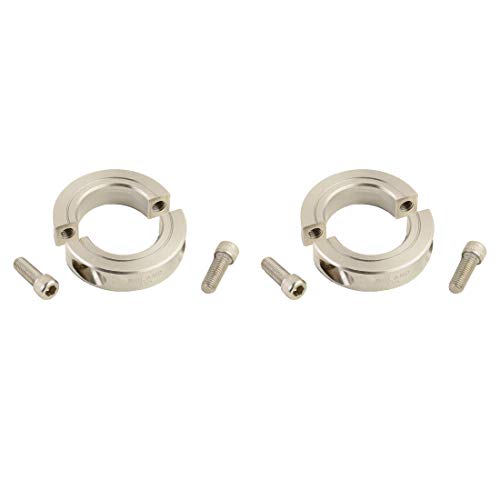 Ruland Sp-8-Ss Two-Piece Clamping Shaft Collar, Stainless Steel.500" Bore, 1 1/8" Od, 13/32" Width (Pack Of 2) #TOP1