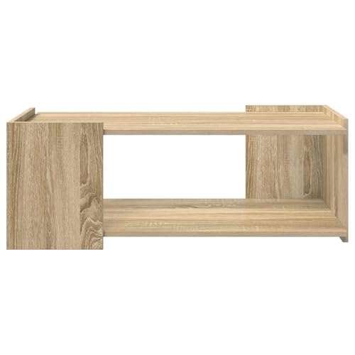 Table basse chêne Sonoma 90x50 table d'appoint moderne de salon
