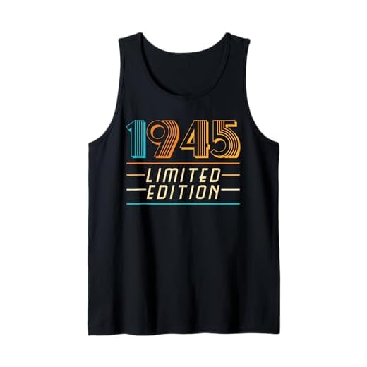 77.a edición limitada de regalo de cumpleaños 1945 Camiseta sin Mangas