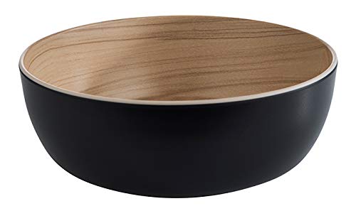 APS FRIDA 84933 Bowl Melamine 21.5 cm x 7.5 cm Beige/Black, diameter 21,5 H: 7,5 cm - Image 2