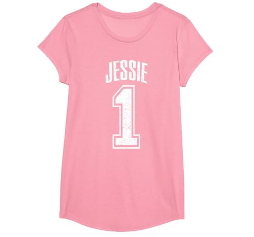 Jessie 1 Fan Sports Graphic Men Women T-Shirt, Girls, Pink, X-Small