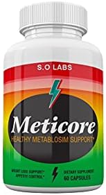 S.O Labs Official Meticore Weight Management Metabolism Supplement Pills Reviews Prime Manticore Pill Booster (60 Capsules)