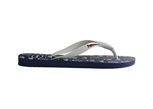 Chinelo Top Nautical, Havaianas, Masculino, Marinho/Branco/Branco, 41/42