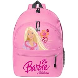 Mochila Maletin Barbie Mochila Escolar Niña, mochila escolar barbi rosa Mochilas escolares Personalizables de barbi, Mochila escolar Infantil personalizada (Barbi 04)