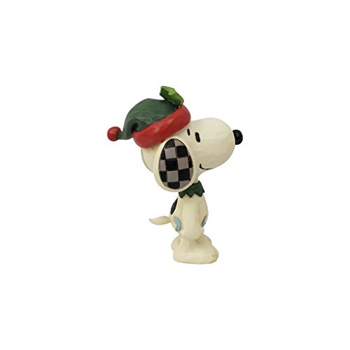 Enesco Jim Shore Peanuts Snoopy Elf Miniature Figurine, Multicolor #TOP2