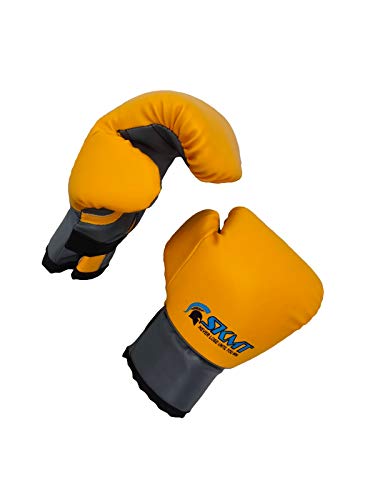 Image of SKMT NEVER LOSE UNTIL YOU WIN Kids Boxing Set for Ages 2-8 Years (Yellow)