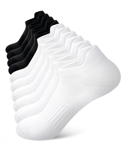 SIXDAYSOX Ankle Socks Womens Thin Breathable No Show Low Cut Cotton Socks 10 Pairs 6-93
