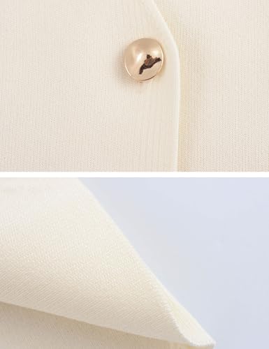 Zontroldy Women's Lightweight Short Sleeve Button-Down Cardigan Sweater V Neck Knit Outerwear4