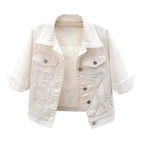 Veste en jean femme courte et stretch coupe oversize idéale pour le printemps