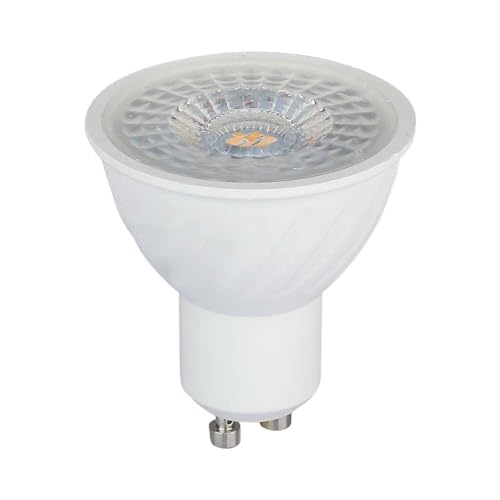 Vt-247D 6.5W Gu10 Ripple Plastic Spotlight With Samsung Chip Colorcode:3000K 110'D Dimmable