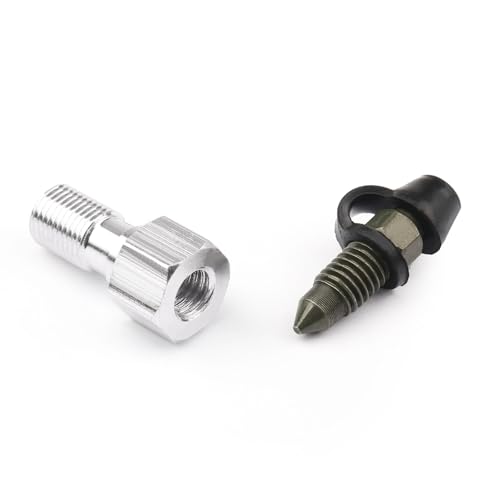 VIPIH M10 X 1.0mm Motorcycle Car Brake Bleeder Valve Nipple Caliper Bleed Screw UNIVERSAL
