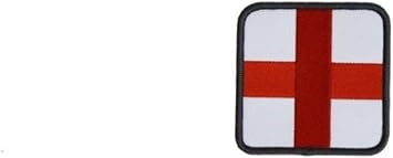 Boss Dog Tactical Hook-Backed Patch for Boss Tactical Harnesses, Medic Cross, Large