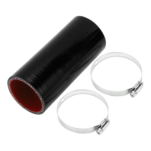 X AUTOHAUX Straight Coupler Silicone Hose with Clamps 2.24