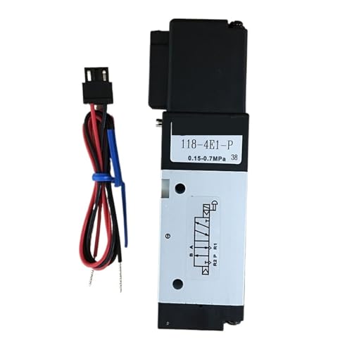 Électrovanne de commande pneumatique 118-4E1-P/L DC24V compacte - 2