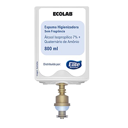 Álcool Em Espuma Elite Excellence Neutro Em Blader Com 800 Ml