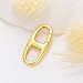 10K Gold Clasp Double Lobster Clasp Necklace Extender Clasp Bracelet Extension Connector for DIY Necklace Bracelet Jewelry Making(Style 1)