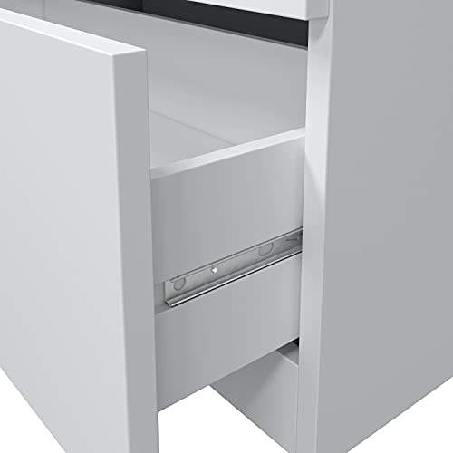 Miniatura 6 de Habitdesign Cómoda 3 Cajones, 80x77x38 Altoxanchoxfondo-En Cm , Cajonera Dormitorio Color Blanco Artik, Modelo Lowcost