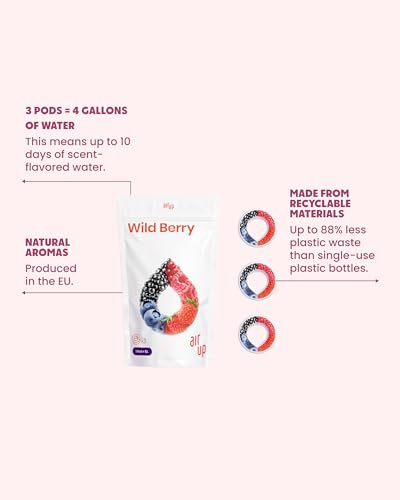 AIR UP | Flavor Pods (3 Pack) - Wildberry, Vegan, 0 Sugar