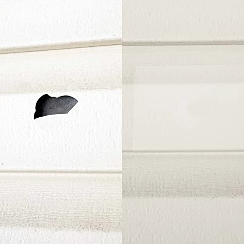 10 Packs Vinyl Siding Repair Kit, White Durable Self-Adhesive Vinyl Siding Patch Cut to Fit Freestyle Cover Any Cracks, Holes, or Blemishes on PVC Fence Repair Kit