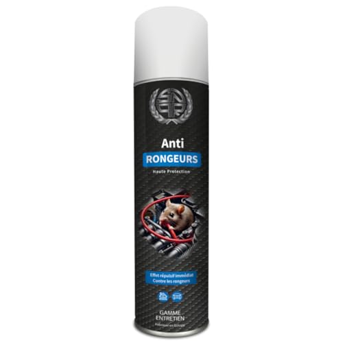 Anti-Rongeurs et Martres Aérosol Ultra-Efficace SNQR - 400mL | Protection Voiture et Maison | Action Immédiate et Durable | Protection Longue Durée et...