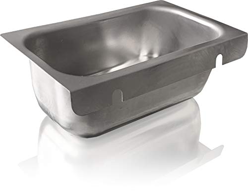 Commercial Kitchen Restaurant Duty Canopy Hood Grease Cup- Removable Keyhole Mount 2.5” Deep