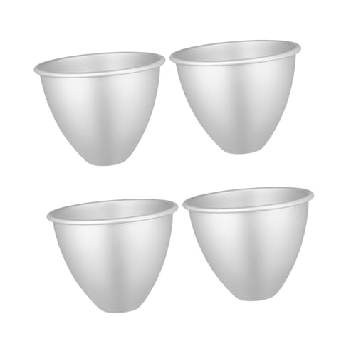 Garneck 4pcs Non-stick Doll Cake Baking Molds Aluminum Cake Pans for Cheesecakes and Home Bakeware Beautiful Design