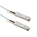 L-COM - AOCQP28100-005-AR - Computer Cable, QSFP28 38 Position Plug, QSFP28 38 Position Plug, 16.4 ft, 5 m