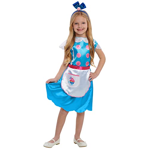 Disney Junior Alice’s Wonderland Bakery Dress Up Set With Trunk, Size 4-6X, Pretend Play, Officially Licensed Kids Toys For Ages 3 Up, Gifts And Presents, Amazon Exclusive #TOP1