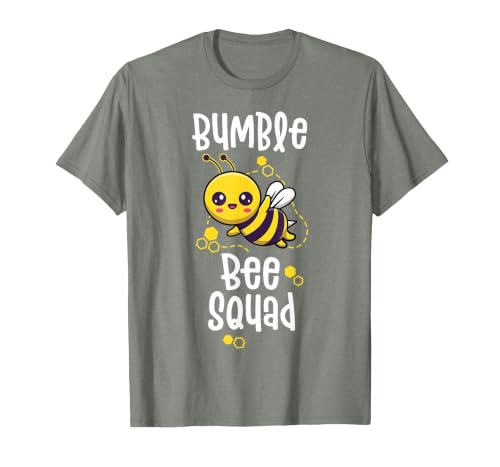 Bumble Bee Squad Honey Bumblebee Teacher Team Group T-Shirt, Men, Olive Heather, Small