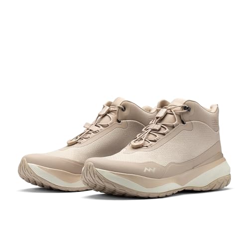 MUDDY VIBE Zn-30 Women's Lightweight Waterproof Hiking Boots – Updated U.S. Women's Fit, Comfortable Outdoor Trekking Shoes, Mid Walking Boots for Women Desert Sand – Updated Fit,9