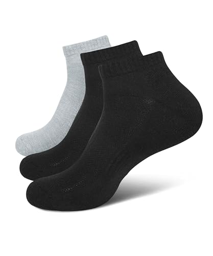 Elina fashion Pairs Mens Ankle Socks Men Pack Of 3 Low Cut Comfort Cushion Casual Socks