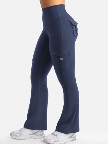 Image of YEOREO CoreFlex Women Workout Flare Leggings