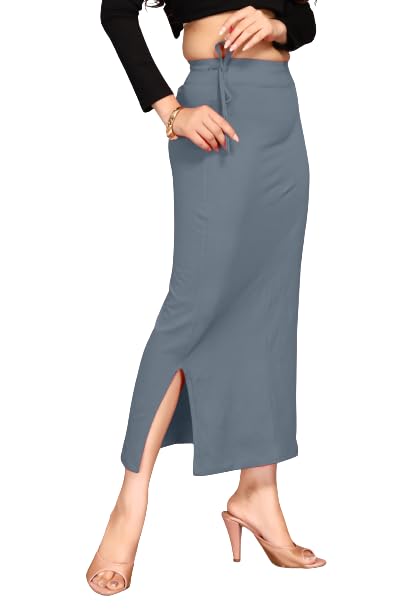 Image of ALYNE Blended Saree Shapewear Petticoat for Women, Women's Blended FullElastic with Drawstring Saree Shapewear, Skirts for Women,Shape Wear Dress for Saree