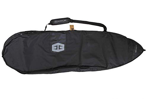 HURRICANE Bolsa de nailon para tabla de surf (negro/gris, 6,6)