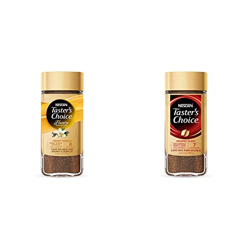 Nescafé Taster's Vainilla 100g + Tasters Choice, CAFÉ SOLUBLE PREMIUM TASTERS CHOICE REGULAR 100GR, 100 gramos