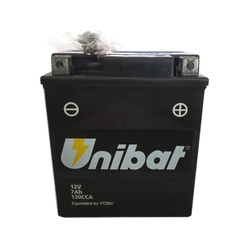 BATTERIA CTZ8V-BS YTZ8V UNIBAT PER YAMAHA YZF-R3 300 16- DA 12V 7AH