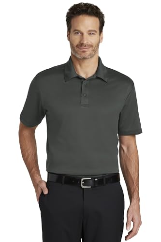 Port Authority Tall Silk Touch Performance Polo. TLK540, Steel Grey, 2XLT