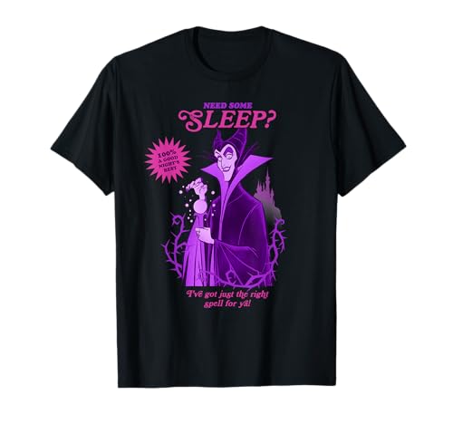 T-shirt Maleficent Disney Villains pour exprimer votre fatigue avec humour noir