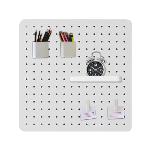 Genérico Panel Perforado Pared | Organizador de Pared de Escritorio | Paneles Multifunción para Herramientas Suministros Decoraciones Pantalla Cocina Dormitorio