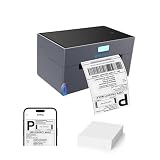 Yonigata Thermal Shipping Label Printer, 4x6 Bluetooth Shipping Printer for Small Business, Compatible with Windows, Mac, iOS, Android, Portable Label Printer Official Home Use